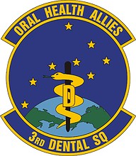 Векторный клипарт: U.S. Air Force 3rd Dental Squadron, эмблема