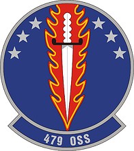 U.S. Air Force 479th Operations Support Squadron, emblem - vector image