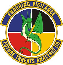Векторный клипарт: U.S. Air Force Future Threats Analysis Squadron, эмблема