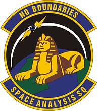 U.S. Air Force Space Analysis Squadron, эмблема - векторное изображение