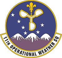 Vector clipart: U.S. Air Force 11th Operational Weather Squadron, emblem