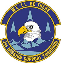 U.S. Air Force 70th Mission Support Squadron, emblem - vector image