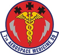 Векторный клипарт: U.S. Air Force 7th Aerospace Medicine Squadron, эмблема