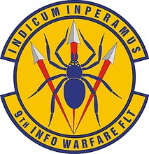 Vector clipart: U.S. Air Force 9th Information Warfare Flight, emblem