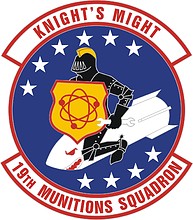 Vector clipart: U.S. Air Force 19th Munitions Squadron, emblem