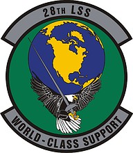 U.S. Air Force 28th Logistics Support Squadron, emblem