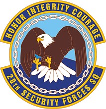 U.S. Air Force 28th Security Forces Squadron, emblem