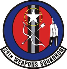 U.S. Air Force 29th Weapons Squadron, эмблема - векторное изображение