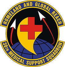 U.S. Air Force 30th Medical Support Squadron, emblem