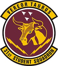 U.S. Air Force 31st Student Squadron, эмблема - векторное изображение