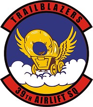 U.S. Air Force 39th Airlift Squadron, emblem