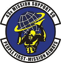 U.S. Air Force 43rd Mission Support Squadron, эмблема