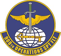 U.S. Air Force 908th Operations Support Flight, emblem - vector image