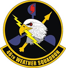 Vector clipart: U.S. Air Force 46th Weather Squadron, emblem