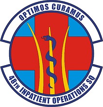 Vector clipart: U.S. Air Force 48th Inpatient Operations Squadron, emblem