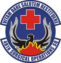 Vector clipart: U.S. Air Force 48th Surgical Operations Squadron, emblem