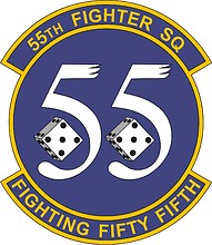 U.S. Air Force 55th Fighter Squadron, эмблема