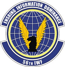 Vector clipart: U.S. Air Force 56th Information Warfare Flight, emblem