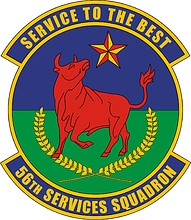 U.S. Air Force 56th Services Squadron, emblem