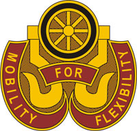 Vector clipart: U.S. Army 436th Transportation Battalion, distinctive unit insignia