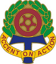 Vector clipart: U.S. Army 319th Transportation Brigade, distinctive unit insignia
