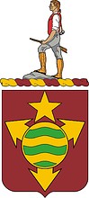 U.S. Army 457th Transportation Battalion, coat of arms - vector image