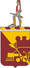 Vector clipart: U.S. Army 729th Transportation Battalion, coat of arms