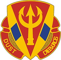 Векторный клипарт: U.S. Army 177th Support Battalion, эмблема (знак различия)