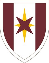 U.S. Army 44th Medical Brigade, shoulder sleeve insignia - vector image