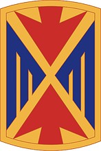 Векторный клипарт: U.S. Army 10th Army Air and Missile Defense Command, нарукавный знак