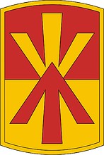 U.S. Army 11th Air Defense Artillery Brigade, shoulder sleeve insignia - vector image