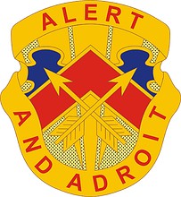 U.S. Army 49th Air Defense Artillery Group, эмблема (знак различия) - векторное изображение