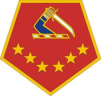 Векторный клипарт: U.S. Army 79th Troop Command, эмблема (знак различия)