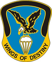 U.S. Army Aviation Brigade, 101st Airborne Division, distinctive unit insignia - vector image