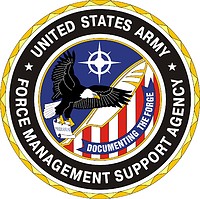 U.S. Army Force Management Support Agency, seal - векторное изображение