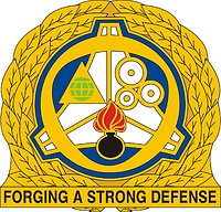 Vector clipart: U.S. Army Industrial Operations Command, distinctive unit insignia