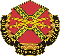 Векторный клипарт: U.S. Army Installation Management Command, эмблема (знак различия)