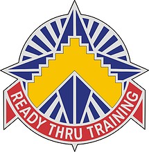 Векторный клипарт: U.S. Army Seventh Army Training Command, эмблема (знак различия)