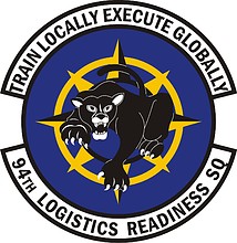 Vector clipart: U.S. Air Force 94th Logistics Readiness Squadron, emblem