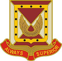 U.S. Army 351st Support Battalion, distinctive unit insignia - vector image