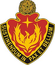 Векторный клипарт: U.S. Army 36th Sustainment Brigade, эмблема (знак различия)