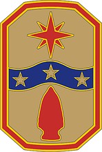 U.S. Army 371st Sustainment Brigade, боевой идентификационный знак - векторное изображение