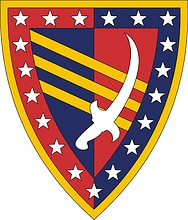 Векторный клипарт: U.S. Army 38th Sustainment Brigade, нарукавный знак