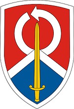 U.S. Army 451st Sustainment Command, нарукавный знак - векторное изображение