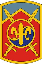 Векторный клипарт: U.S. Army 501st Sustainment Brigade, нарукавный знак