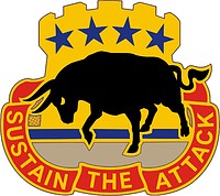 Векторный клипарт: U.S. Army 518th Sustainment Brigade, эмблема (знак различия)