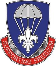 U.S. Army 82nd Sustainment Brigade, эмблема (знак различия) - векторное изображение