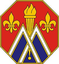 U.S. Army 89th Sustainment Brigade, эмблема (знак различия) - векторное изображение