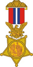 U.S. Medal of Honor, Army (1896–1903) - vector image