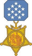 U.S. Medal of Honor, Navy - векторное изображение